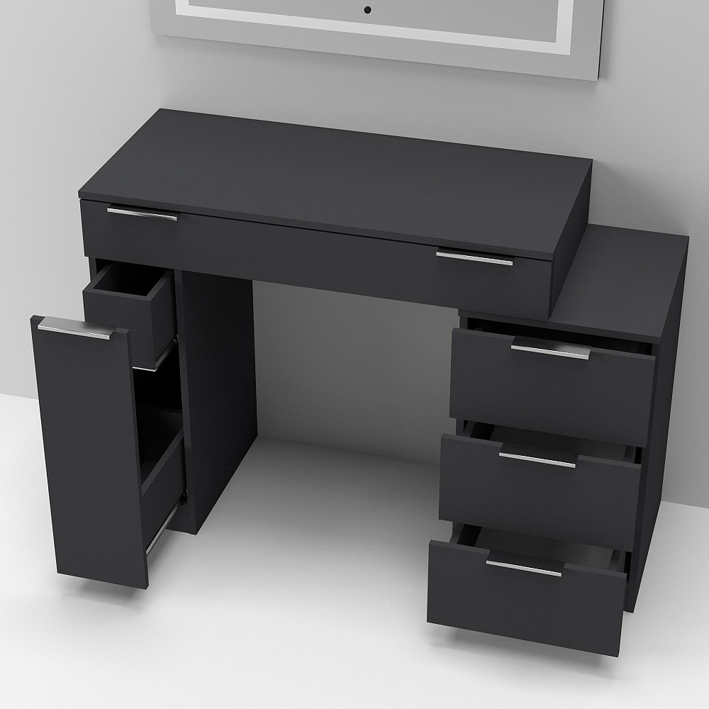 Стіл туалетний Трюмо Крістал, Антрацит, 1200/452/847 Львів - фото 2