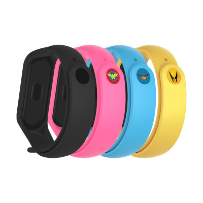 Ремешок для фитнес браслета Armorstandart комплект 4шт Xiaomi Mi Band 7/6/5 Superhero Edition 3 (ARM77061) Винница - изображение 1