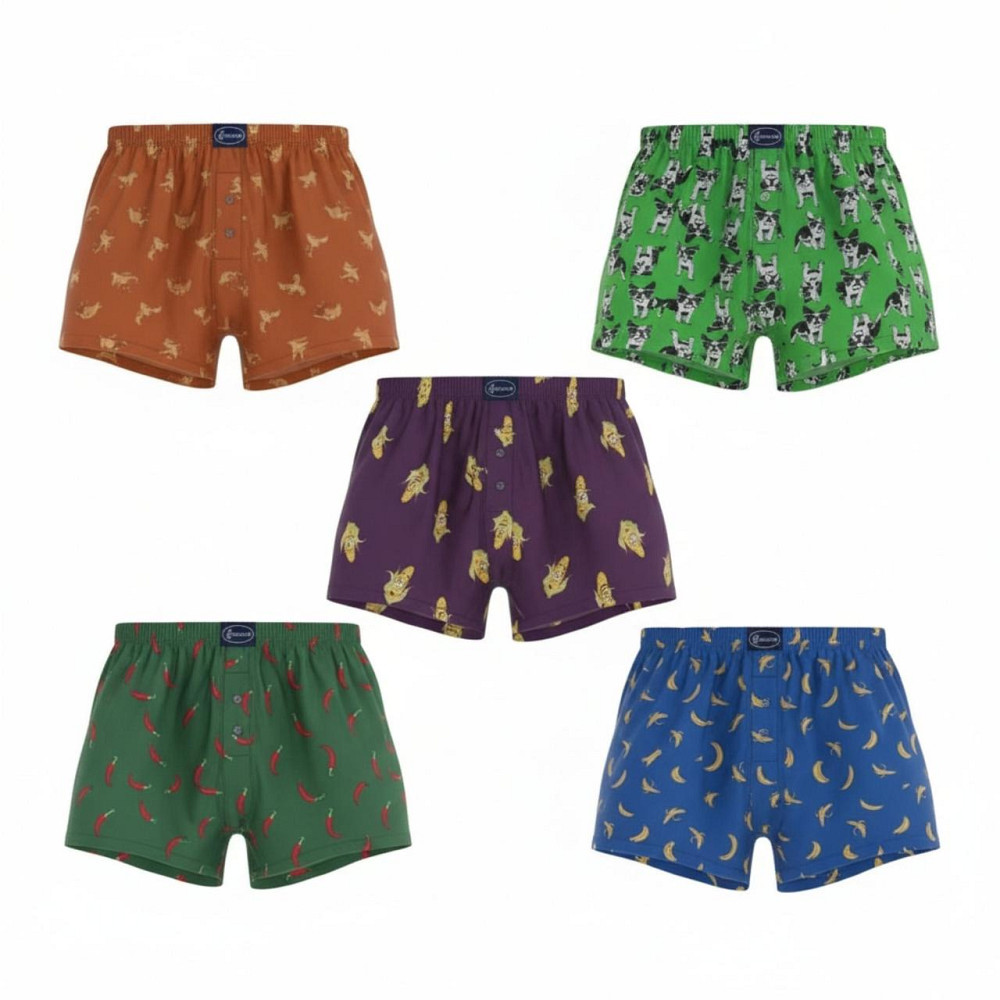 Набор мужских семейных трусов (5шт в наборе) Doremi Ассорти 5 (XXL) Киев - изображение 1