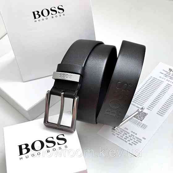 Мужской брендовый ремень из натуральной кожи (220) Киев