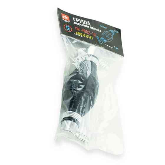 Груша підкачування палива 10мм (штуцера 90*, 90*) Dk для Мукачево