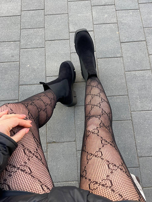 BIZONI Черевики жіночі BIZONI 215/1 чорні (зима, замша натуральна) (5687) Коломия - фото 8