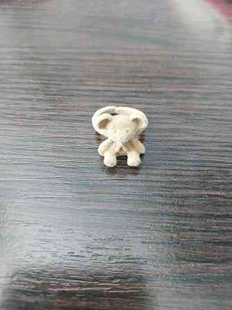 Кольцо с мишкой one size коричневый Киев