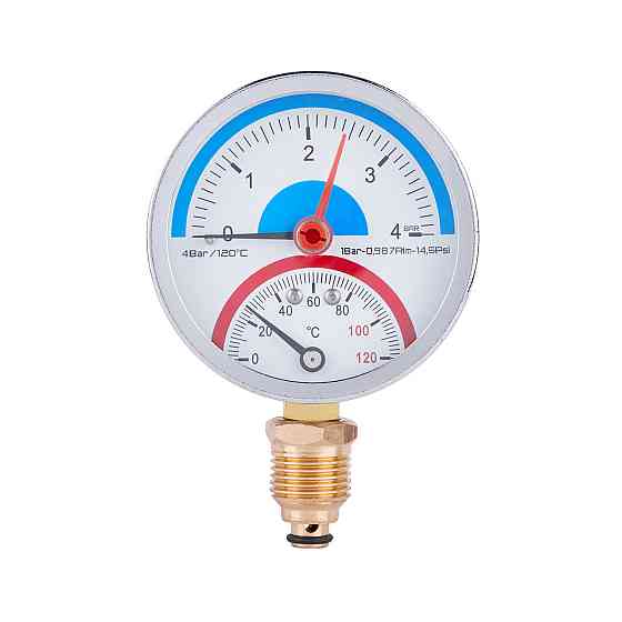 Термоанометр Thermo Alliance Standart 80 мм 1/2", нижнє під'єднання SD1724B Київ