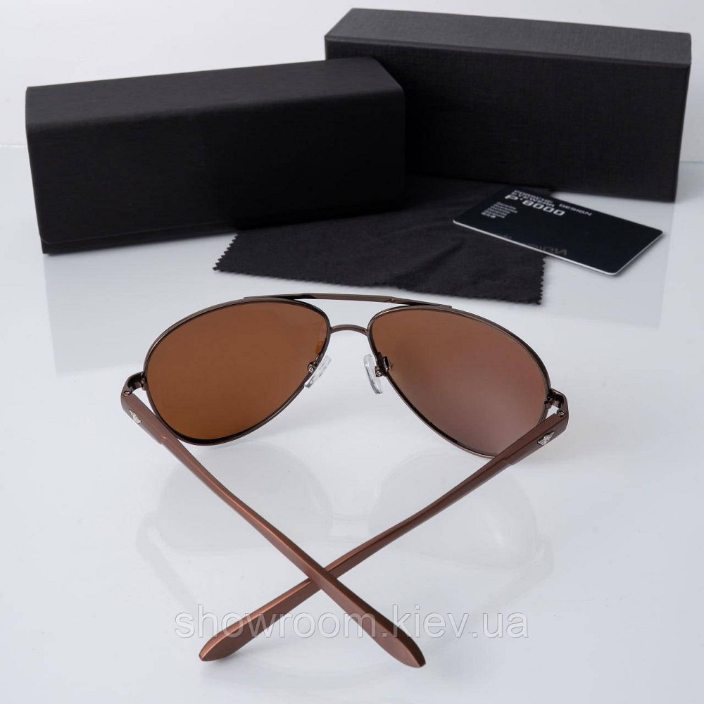 Солнцезащитные мужские очки с поляризацией Polarized (213) коричневые Киев - изображение 3