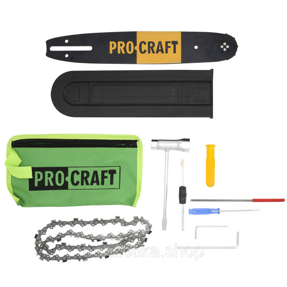 Бензопила Procraft K350S (Шина, ланцюг 30) Київ - фото 9