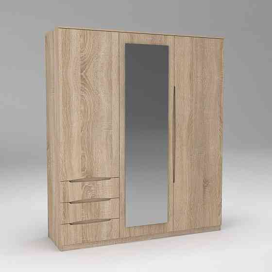 Шкаф Дельта 2, Дуб Сонома, 1800х550х2100 Львов