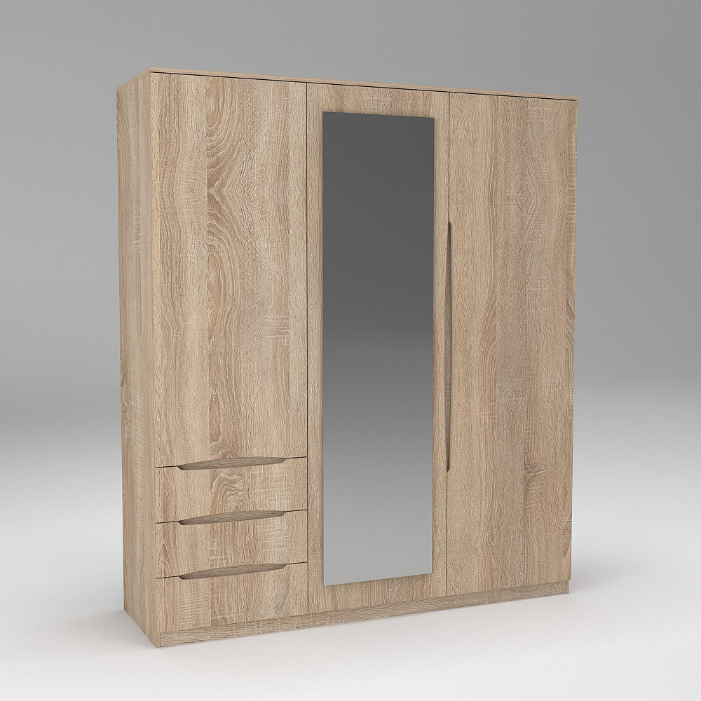 Шкаф Дельта 2, Дуб Сонома, 1800х550х2100 Львов - изображение 6