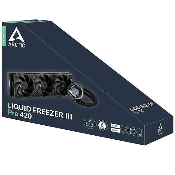 Система водяного охолодження Arctic Liquid Freezer III Pro 420 Black (ACFRE00181A) ( 15186 ) Харків