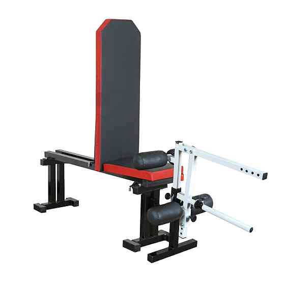 Лавка для жиму регульована з тренажером для ніг Стійки, лавки для жиму і присідань без стійок Київ