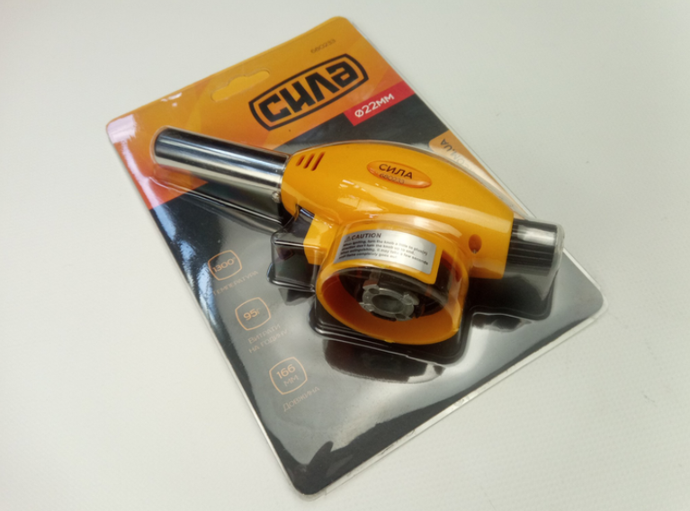 Пальник газовий з пьєзопідпалювачем 680233 d22x166мм (СИЛА) Вінниця - фото 1