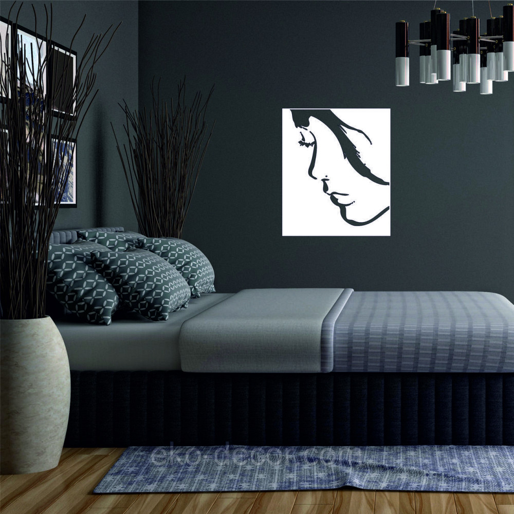 Декоративное настенное Панно «Женский Образ», Декор на стену 110*93 см, Белый Киев - изображение 4