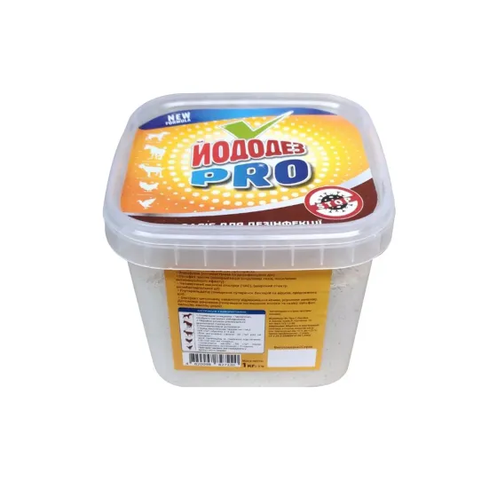 Засіб Йододез Про для дезінфекції та санітарної обробки 1 кг, Круг Вінниця