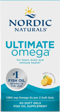Омега Nordic Naturals Ultimate Omega 60 гел капс лимон Киев
