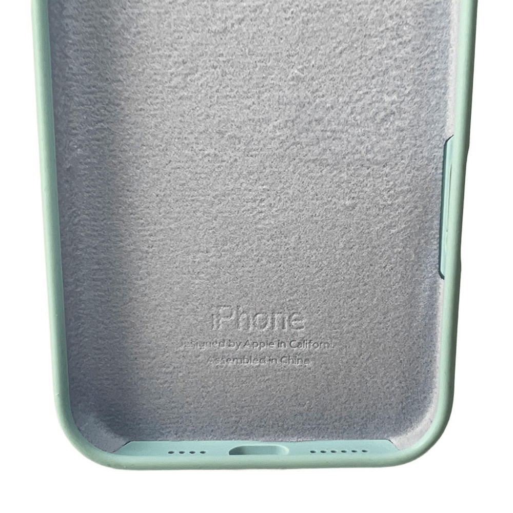 Чехол для iPhone 16 Pro Max, силиконовый, голубой Киев - изображение 7