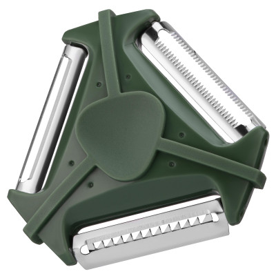 Овочечистка Ardesto Gemini, нержавіюча сталь, пластик, зелений (AR2169PG) Вінниця - фото 8