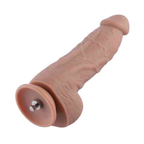 Гнучкий фалоімітатор для секс-машин Hismith 9.25″ Silicone Dildo, система KlicLok Sex Aura Київ