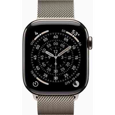 Смарт-часы Apple Watch Series 11 GPS + Cellular 42mm Natural Titanium Case with Natural Milanese Loop (MF8P4RK/A) Винница