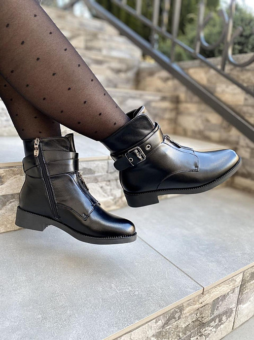 Жіночі черевики MOLO чорні еко-шкіра 36р. (2587) Коломия - фото 9