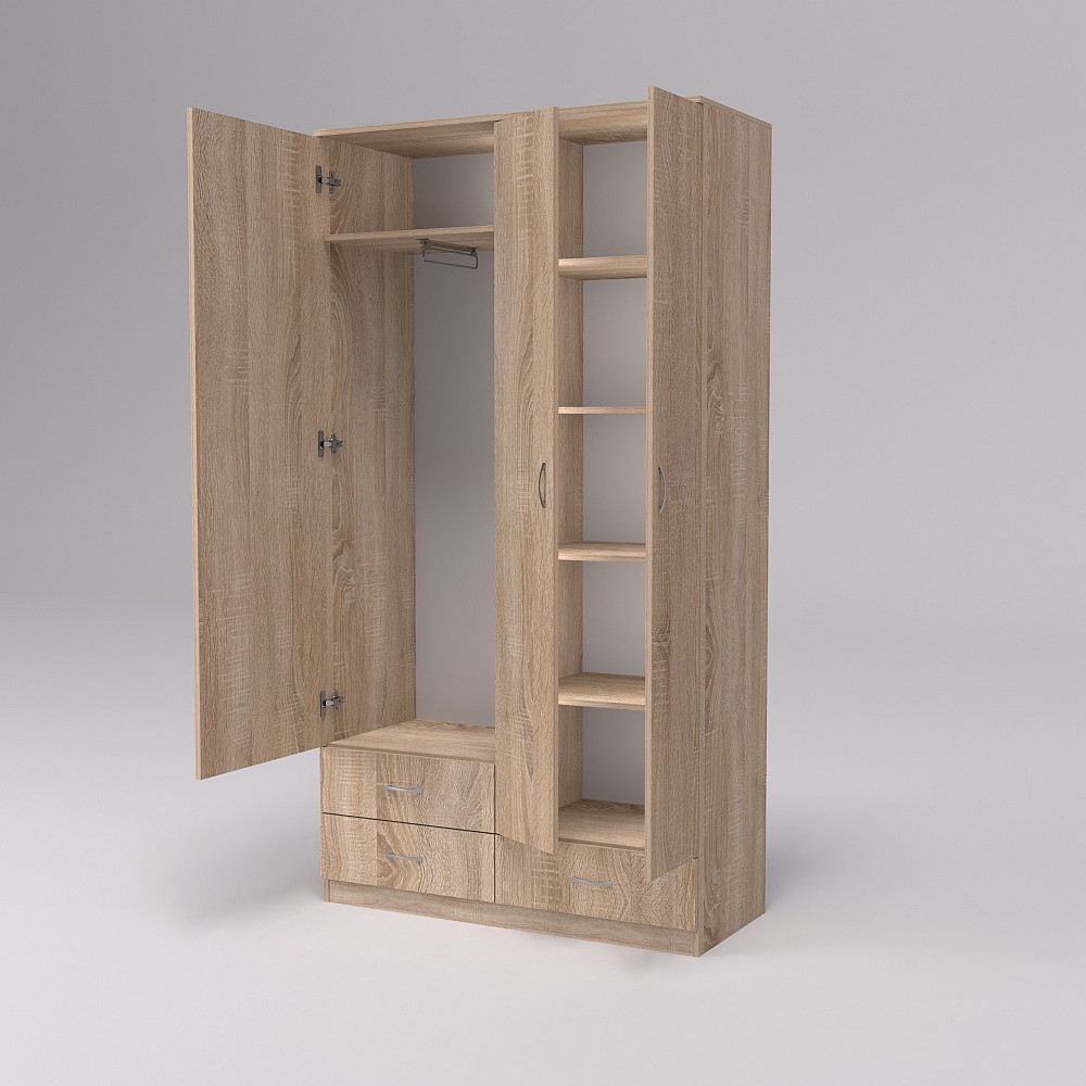 Прихожая ГКШ-8, Дуб Сонома, 1120/480/2100 Львов - изображение 4