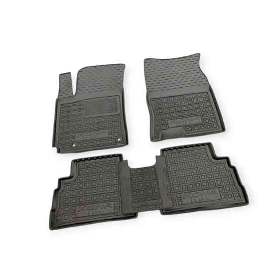 Килимки Хюндай kona (двс) 2017-> борт 2,5 см, з перемичкою салону Мукачево