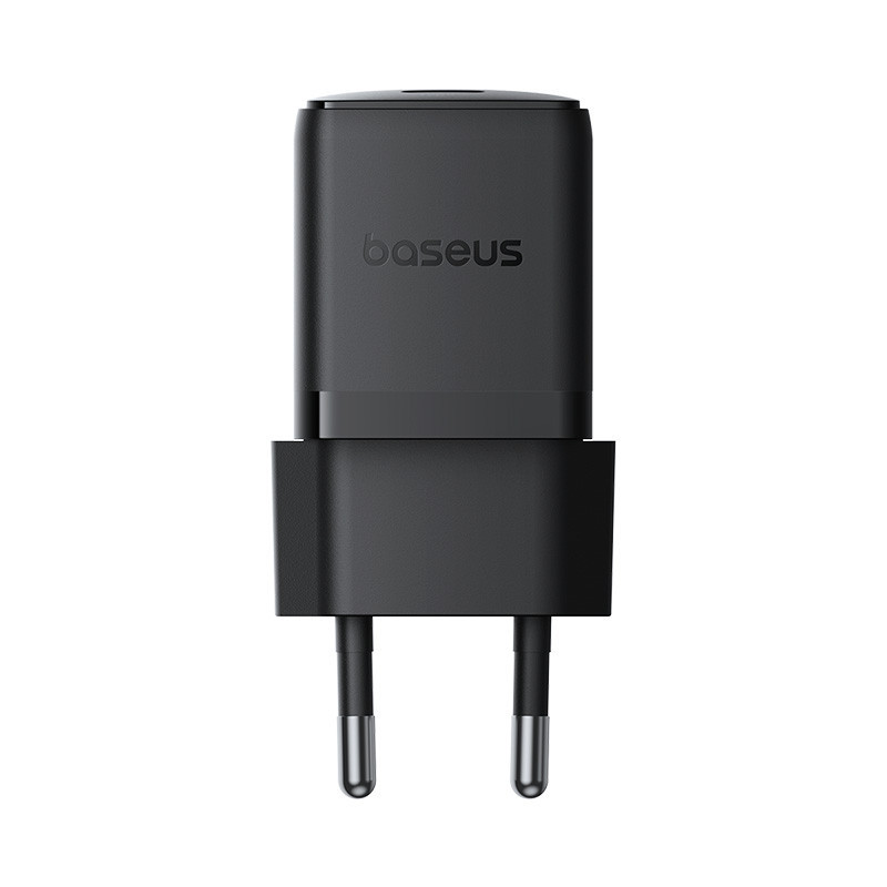 Мережевий зарядний пристрій з кабелем Baseus Palm Fast Charger 1C 30W EU Cluster Black(With: Baseus Mini White Cable C to C Одеса - фото 3
