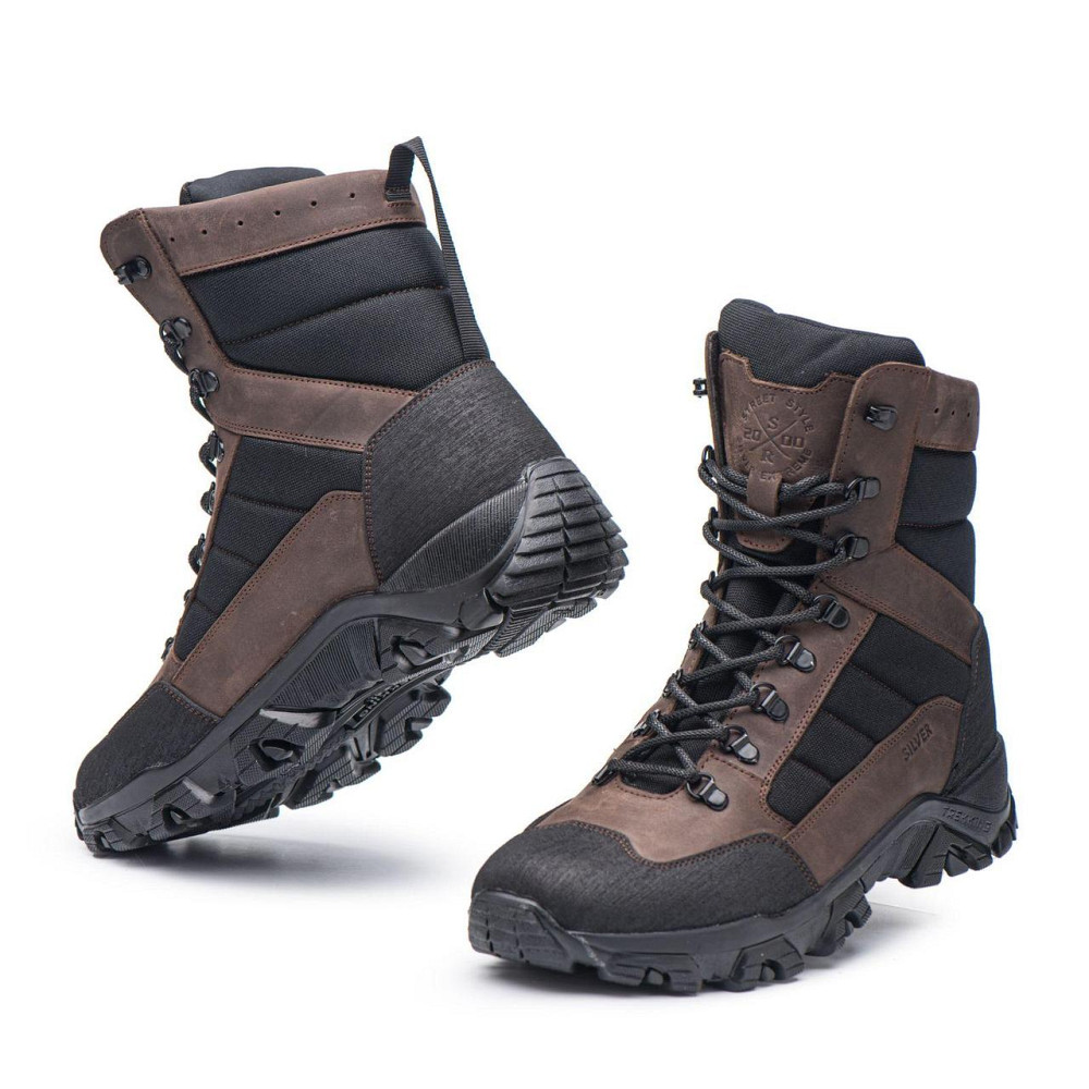 Тактические берцы зимние коричневые теплые водонепроницаемые обувь для ЗСУ полиции ДСНС охраны и охоты 43 (28,5) Харьков - изображение 7
