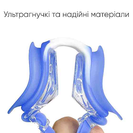 Дитячі окуляри для плавання Renvo Apure Anti-fog JR Синій OSFM (1SG100-0403) Київ