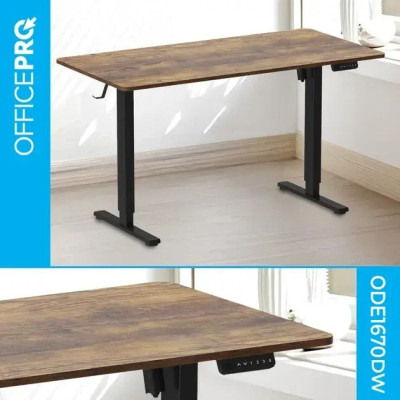 Компьютерный стол OfficePro ODE1670DW Dark Wood/Black (ODE1670DW) Винница - изображение 5