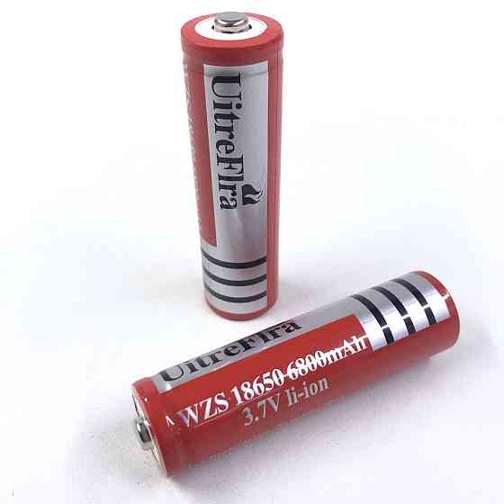 Акумулятори Ultra Fire /18650/4,2V/6800mA червоні (500 шт./ясть) Київ
