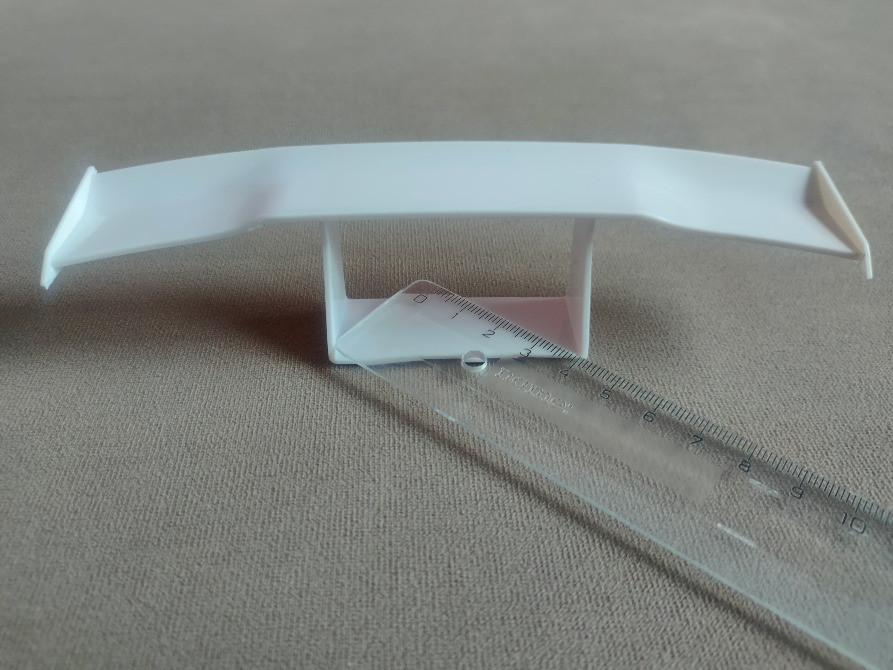 Міні Спойлер на авто Білий з посиленим скотчем Київ - фото 1