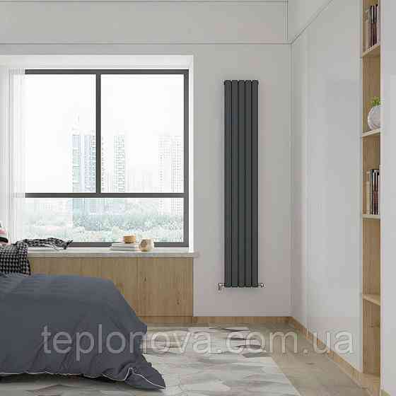 Дизайнерський радіатор 1800/295 (мм) антрацит IDEALE JOLANDA (універсальне підключення) 12 5/1800/295 Чернівці
