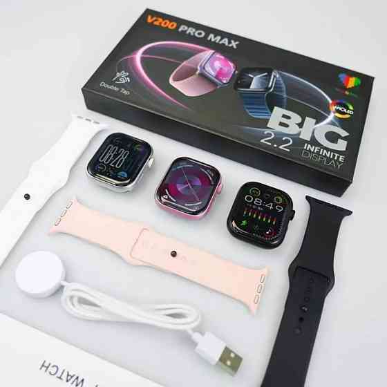 Смарт-годинник BIG V200 Pro Max IP65 Black (V200PMBlack) Киев