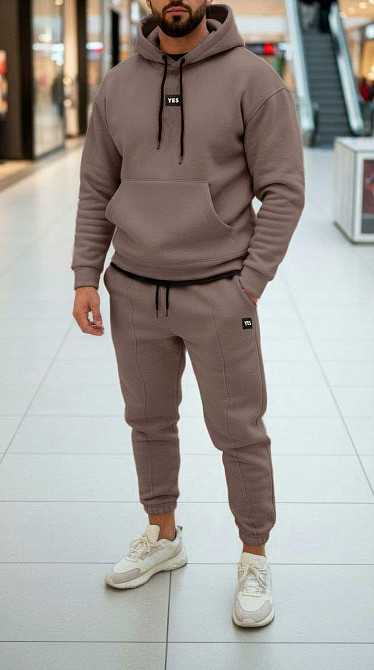 Теплий чоловічий костюм з капюшоном Одеса - фото 1