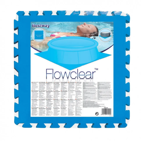 Килимок-пазли для підстилки басейну 58220, 50х50 см 8шт в комплекті Вінниця