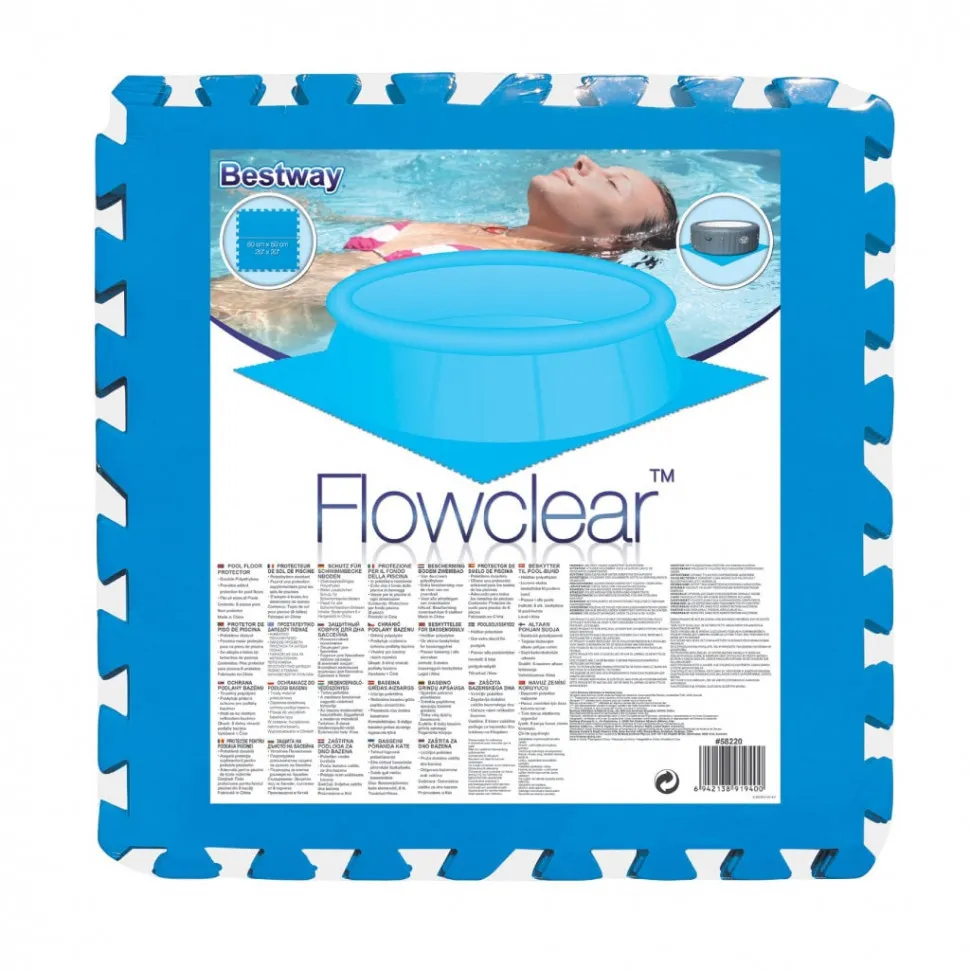 Килимок-пазли для підстилки басейну 58220, 50х50 см 8шт в комплекті Вінниця - фото 1