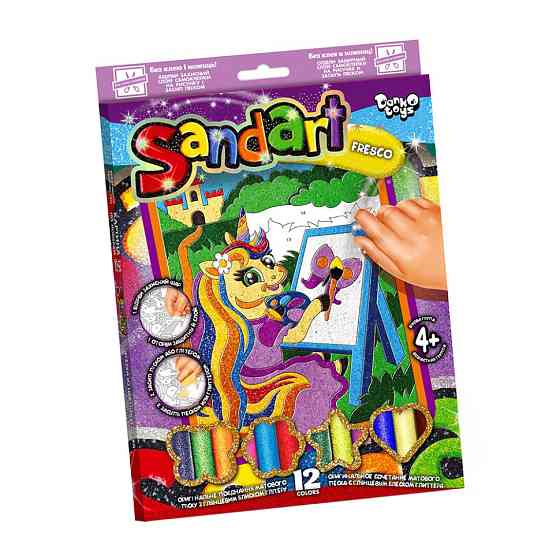 Набір для творчості "SandArt" SA-02-01…10 фреска з піску Поні Вінниця
