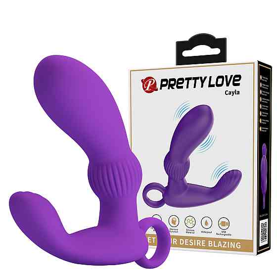 Вібромасажер простати Pretty Love Cayla Stimulator Purple Sex Aura Київ