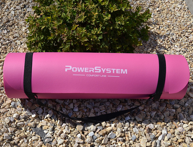 Килимок для йоги та фітнесу Power System PS-4017 NBR Fitness Yoga Mat Plus Pink (180х61х1) Каменское - изображение 10