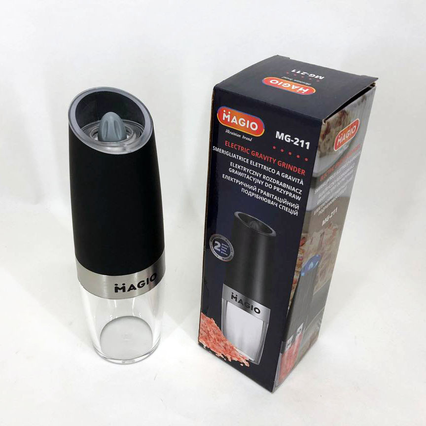 Млин для перцю для кухні MAGIO, Млини електричні, Автоматичний млин спецій Подрібнювач перцю XU-54 Львів - фото 6