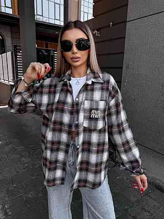 Жіноча сорочка в клітинку ( з накатом) Одеса