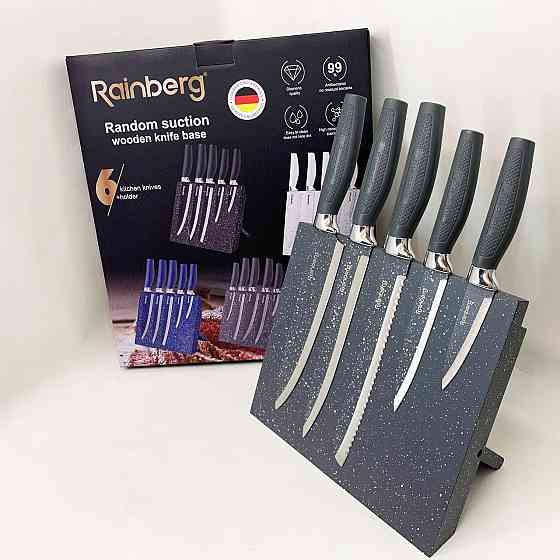 Набір ножів красивий та універсальний, Кухонні ножі домашні, Сучасні кухонні ножі LE-25 Львів