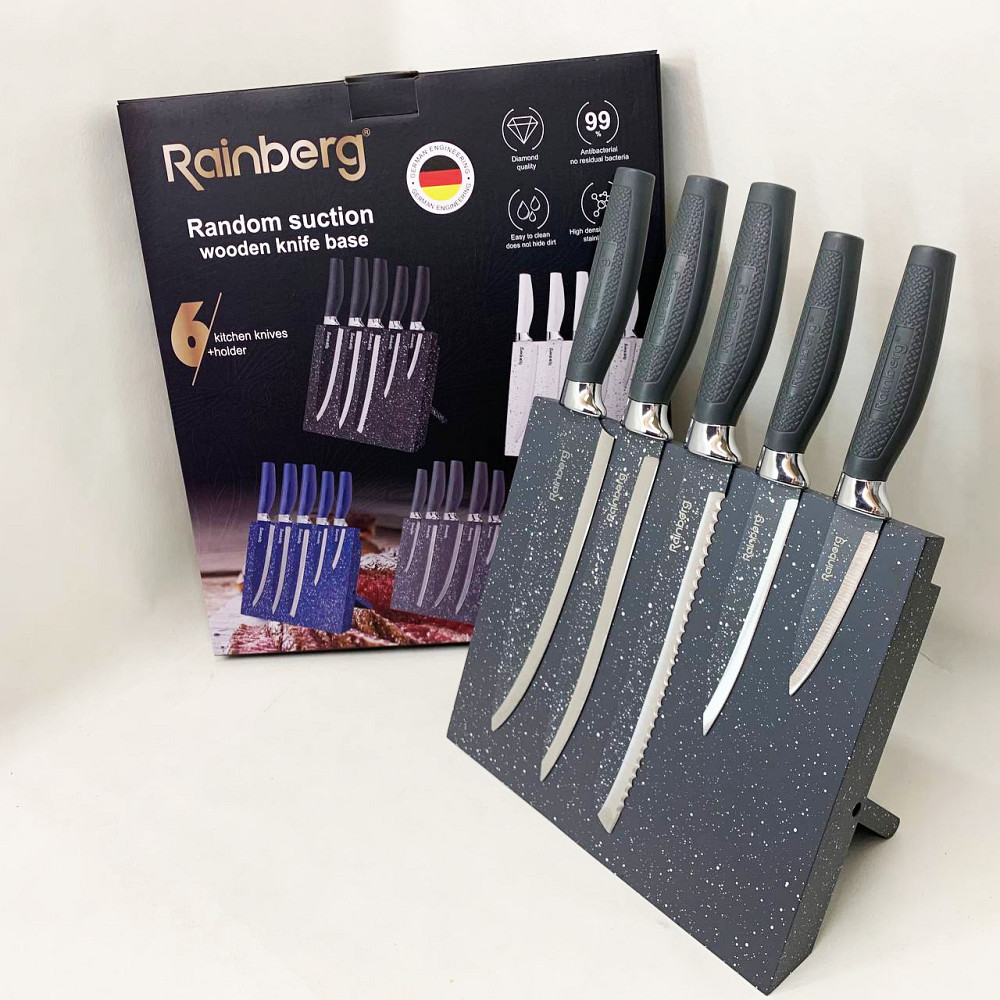 Професиональный кухонный набор ножей, Набор ножей для приготовления пищи Универсальный LE-25 Львов - изображение 5