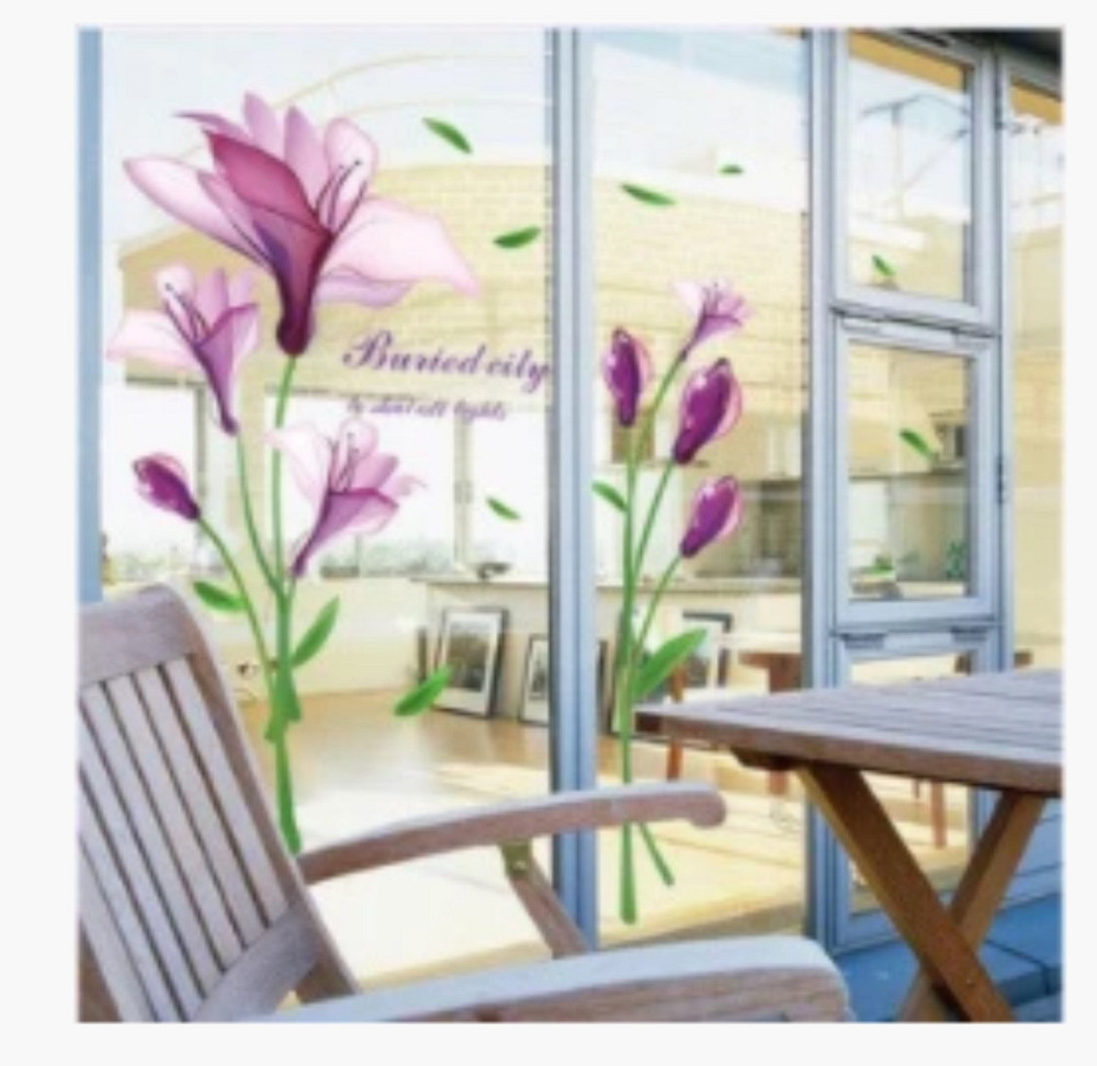 Наклейка интерьерная Сиреневые цветы Киев - изображение 2