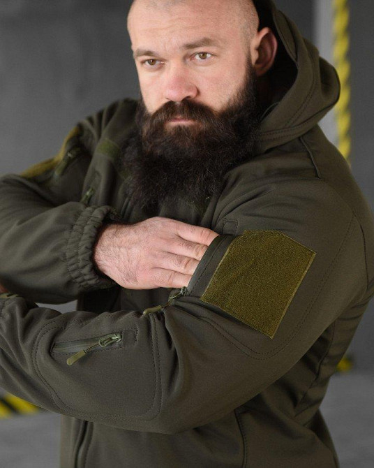 Весенняя тактическая куртка софтшел masad  олива Одесса - изображение 14