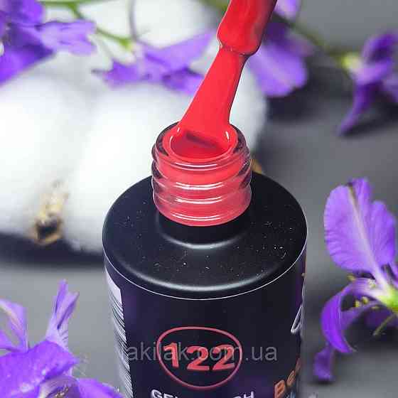 Гель-лак для нігтів Bee Nails 122 (червоний захід сонця) 8мл Херсон