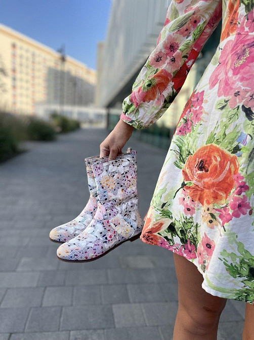 Nivelle Жіночі черевики NIVELLE примула біла шкіра натуральна висота 21см обхват 32-34см устілк Коломыя - изображение 9