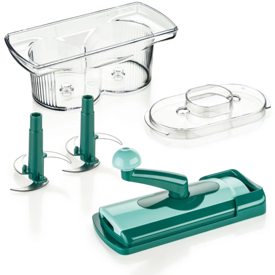 Овочерізка Nicer Dicer Twist RS ручна, подрібнювач для овочів і фруктів, чаша 1,75 л, мультирізка Одеса