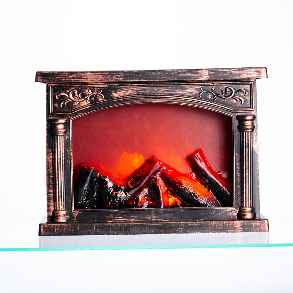 Камін-світильник декоративний з LED-підсвічуванням 12×20×27,5 (см) CR-3-3 Київ - фото 1