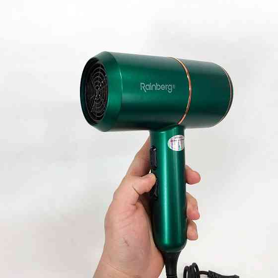 Фен без шкоди для волосся Rainberg RB-2211, Фен з потужним мотором Портативний з насадками NH-96 Івано-Франківськ